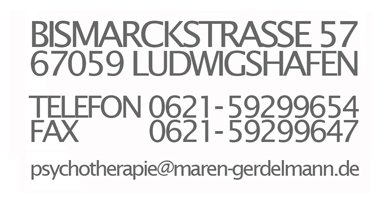 Bismarckstra&szlig;e 57 , 67059 Ludwigshafen , Telefon 0621 - 59299654