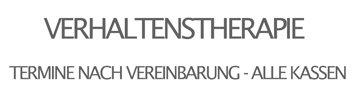 Verhaltenstherapie - Termine nach Vereinbarung - Alle Kassen